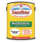 Sandtex 5Ltr Ultra Smooth Pure Brilliant White Masonry Paint