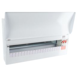 Lewden PRO-R20W-R1 22-Module 20-Way Part-Populated High Integrity Main Switch Consumer Unit