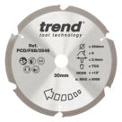 Trend PCD/FSB/2546 Multi-Material Saw Blade 254mm x 30mm 6T