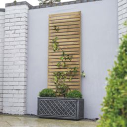 Forest  Softwood Rectangular Slatted Trellis 2' x 6' 5 Pack