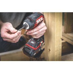 Skil SD1E3225JA 20V Li-Ion PWRCORE 20 Brushless Cordless Impact Driver with Bit Set - Bare