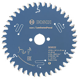 Bosch Expert Laminate Panel Circular Saw Blade 140mm x 20mm 42T