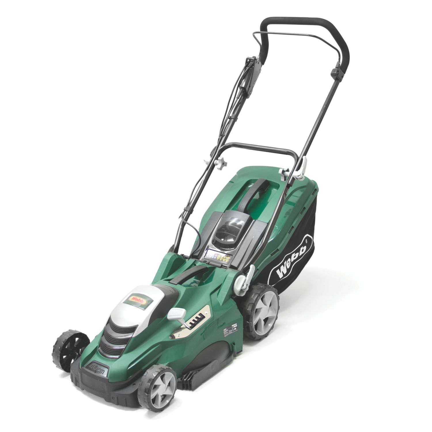 Webb Classic WEER40 1800W 40cm Electric Rotary Lawn Mower 230-240V (877PR)