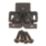 Essentials Roller Cabinet Latches Bronze 27.5mm x 32mm 10 Pack