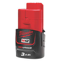 Milwaukee M12B3
 12V 3.0Ah Li-Ion RedLithium Battery