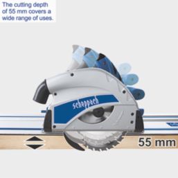 Scheppach cordless plunge discount saw