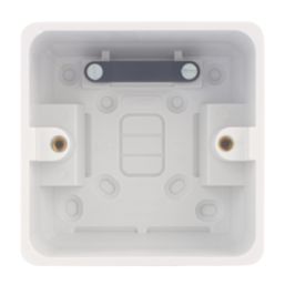 Hager Sollysta WMPB1/46 1-Gang Surface Pattress  Back Box 46mm