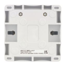 Hager Sollysta WMPB1/46 1-Gang Surface Pattress  Back Box 46mm