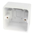 Hager Sollysta WMPB1/46 1-Gang Surface Pattress  Back Box 46mm