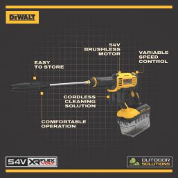 DEWALT 
DCMPW1000N-XJ 69bar 54V Brushless Cordless Pressure Washer - Bare