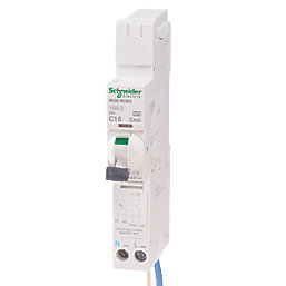 Schneider Electric iKQ 16A 30mA SP & N Type C  RCBOs