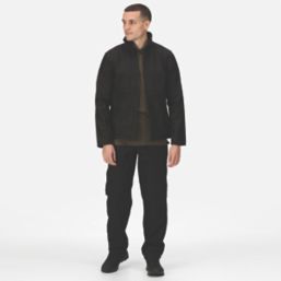 Regatta Octagon II Waterproof Softshell Jacket Black X Large Size 43.5" Chest