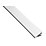 Homelux 9mm Straight Aluminium After-Fit Tile Trim Silver 1.83m