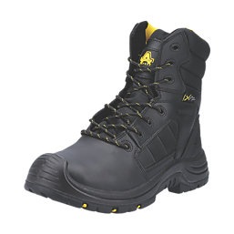 Amblers AS350C Metal Free  Safety Boots Black Size 8