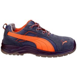 Puma Omni Flash Low Safety Trainers Orange Size 7 - Screwfix