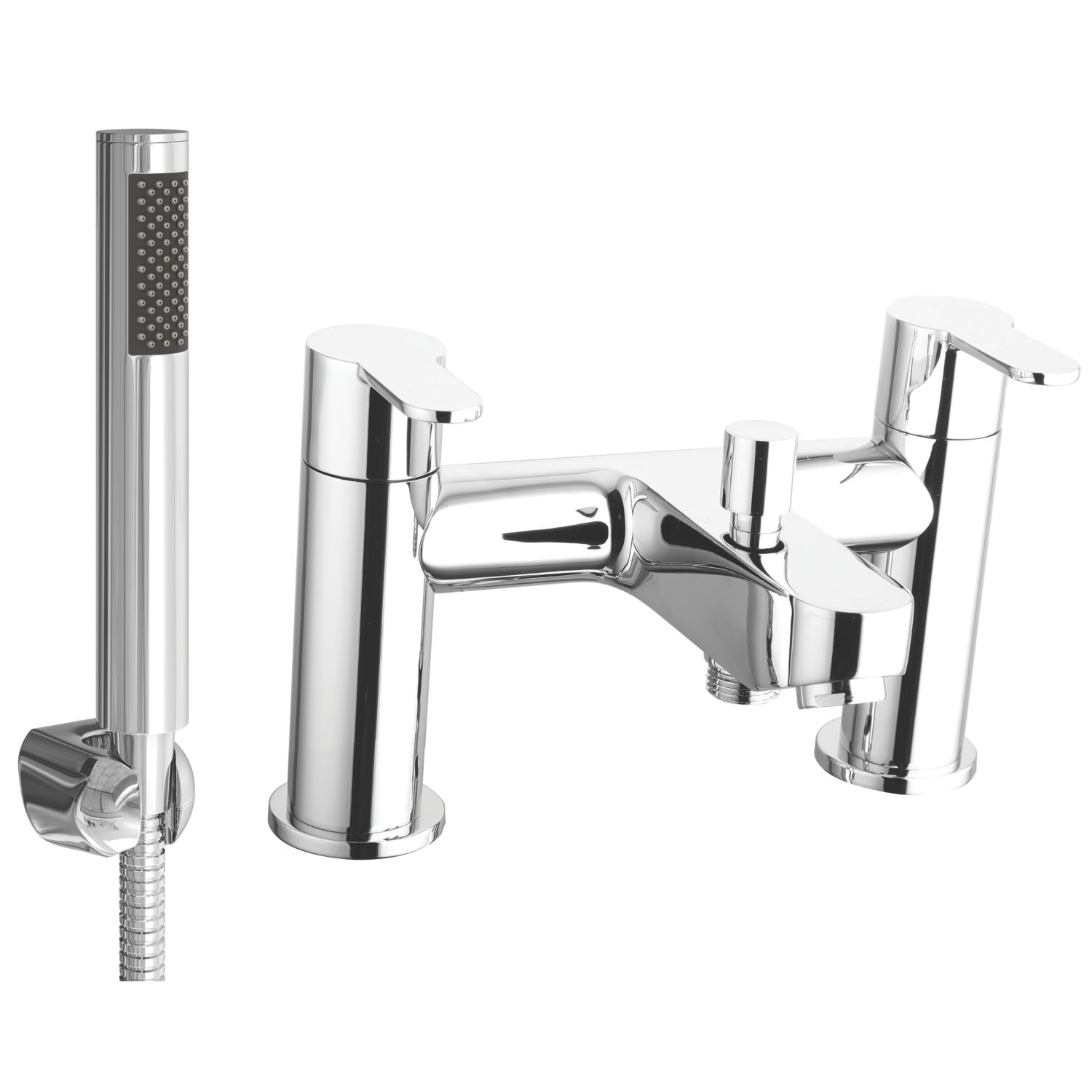 ETAL Oxford Deck Mounted Bath Shower Mixer Tap Polished Chrome (878KG)
