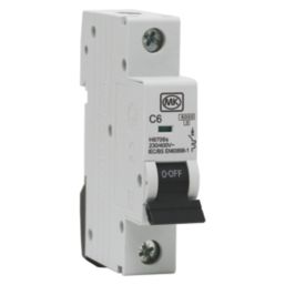 MK Sentry  6A SP C Curve  MCB