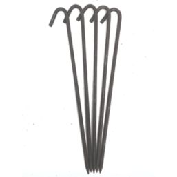 Apollo Galvanised Outdoor Pegs 300mm 5 Pack