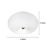 Eglo Optica Ceiling Light White
