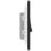 British General Evolve 10A 1-Gang 1-Way Press Switch Polished Black