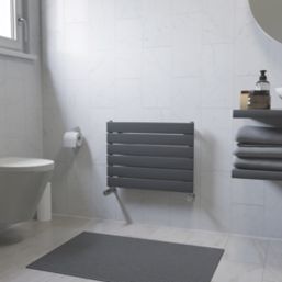 Ximax Oceanus 445mm x 600mm 1007BTU Anthracite Horizontal Designer Radiator