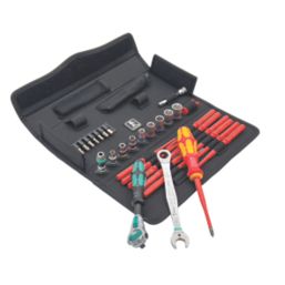 Kit de herramientas Wera, Funda de 35 piezas para Kraftform Kompakt W 1  mantenimiento, aprobado VDE