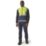 Regatta Pro Zip Collar Hi-Vis Vest Yellow/Navy 2X Large 47" Chest