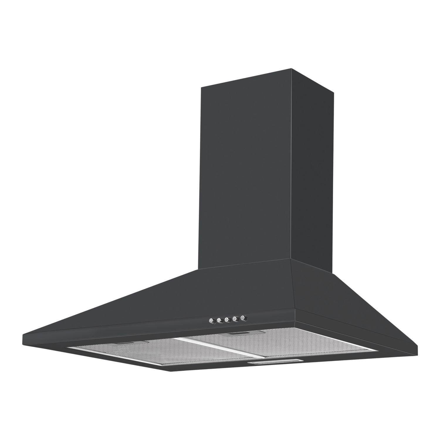 Essentials Chimney Hood Black 598mm (878VK)