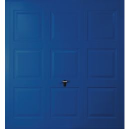 Gliderol Georgian 7' 6" x 6' 6" Non-Insulated Frameless Steel Up & Over Garage Door Signal Blue