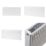 Flomasta 500mm x 1000mm 5021BTU White Type 22 Convector Radiator