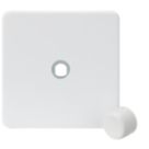Knightsbridge Screwless 1-Gang Modular Dimmer Switch Matt White