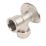 Flomasta  Brass Compression Adapting 90° Wall Plate Elbow 15mm x 1/2"