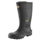 JCB Hydromaster Size 7  Black Steel Toe Cap Safety Wellies