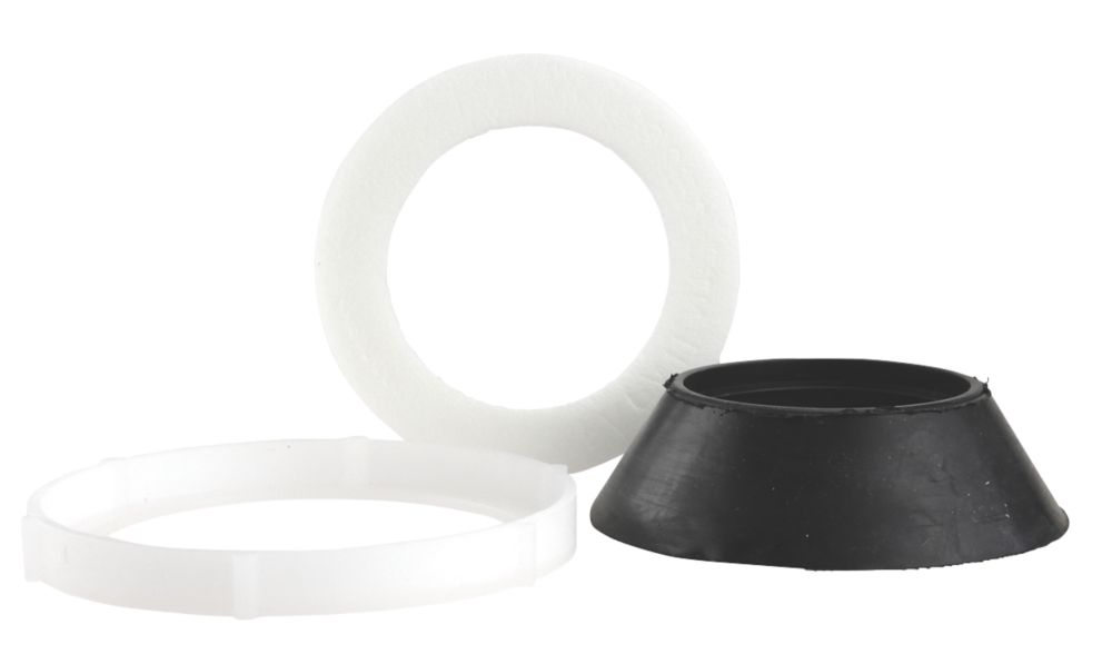 Kit of 8 gaskets for sink and washbasin trap