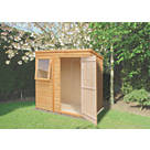 Shire  6' x 4' (Nominal) Pent Shiplap T&G Timber Shed