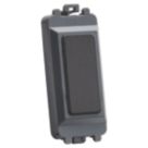 Knightsbridge  1-Module Grid Blanking Plate Smoked Bronze