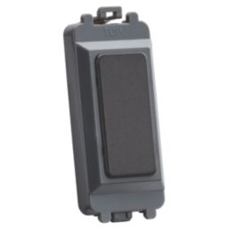 Knightsbridge  1-Module Grid Blanking Plate Smoked Bronze