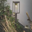 Lutec Flair 760mm Solar-Powered LED Bollard Light Matt Black 2W 200lm