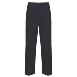 Regatta Lined Action Work Trousers Navy 46" W 31" L