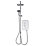 Triton T80 Easi-Fit+ DuElec White 9.5kW  Electric Shower with Diverter
