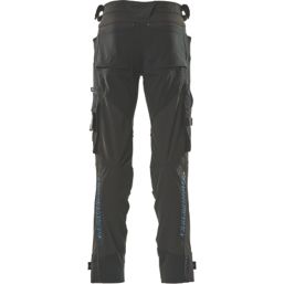 Mascot Advanced 17079 Work Trousers Black 32.5" W 30" L