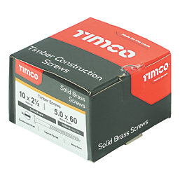 Timco  Slotted Countersunk Self-Tapping Wood Screws 10ga x 2 1/2" 100 Pack