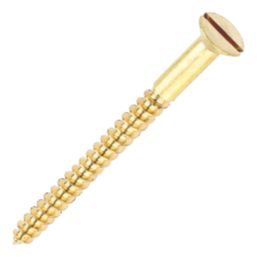 Timco  Slotted Countersunk Wood Screws 10ga x 2 1/2" 100 Pack