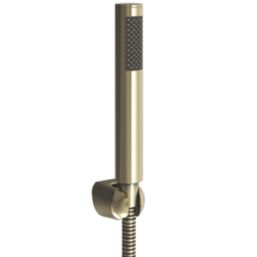ETAL Blake Brushed Brass 145mm Deck Mounted Dual Control Manual Shower Mixer Tap
