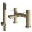 ETAL Blake Brushed Brass 145mm Deck Mounted Dual Control Manual Shower Mixer Tap