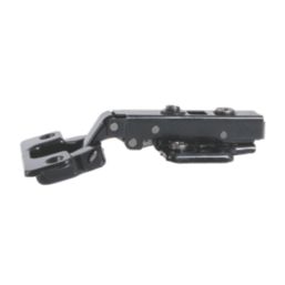 Eclipse 3D Adjustable Soft Close Steel 105° Full Overlay Matt Black Cabinet Hinge 62mm 2 Pack