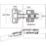 Eclipse 3D Adjustable Soft Close Steel 105° Full Overlay Matt Black Cabinet Hinge 62mm 2 Pack
