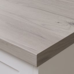 Wilsonart Options Plus Gardenia Matt Brown Wood Effect Laminate Breakfast Bar 4100mm x 900mm x 38mm