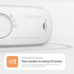 FireAngel  FA3313 Battery Standalone Carbon Monoxide Alarm