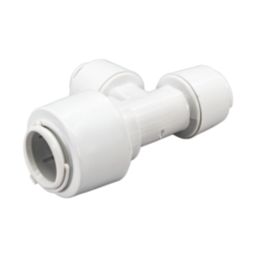 FloPlast FloFit+ Plastic Push-Fit Reducing Tee 22mm x 15mm x 15mm